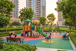 Kids Play Area at LNT Sector 86 Gurgaon